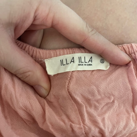 Blush Pink Cute Summer Romper - Picture 5 of 5